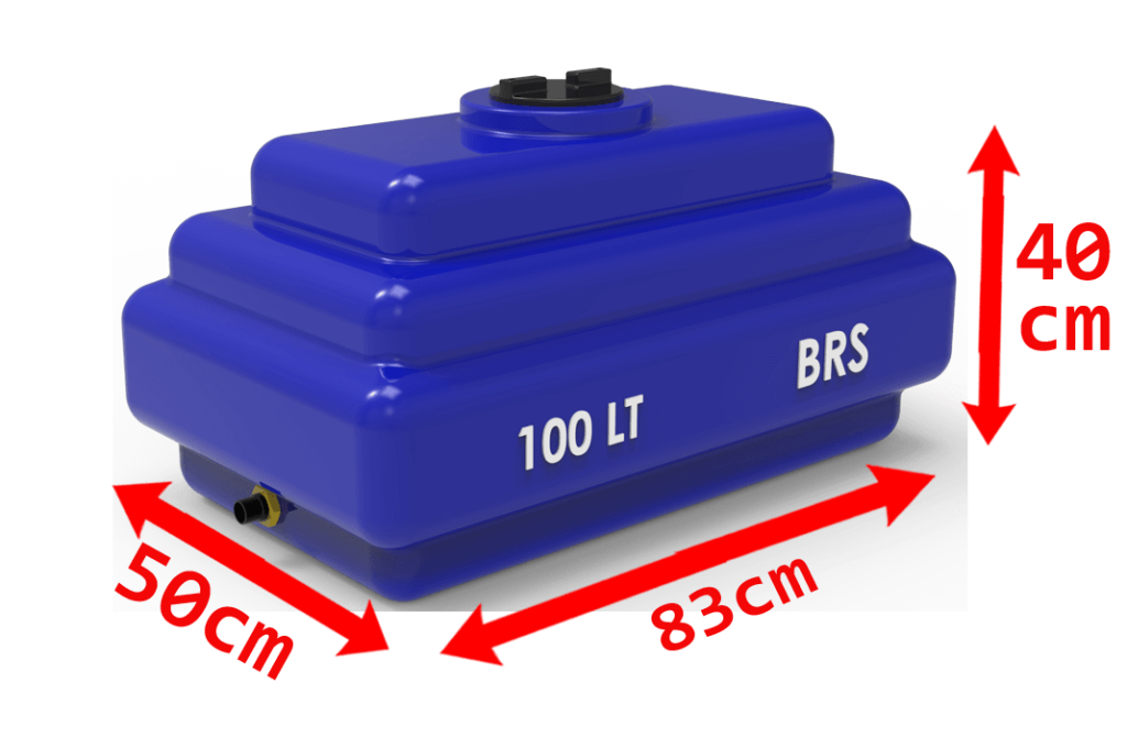 18 Litre Flat White Plastic Water Tank Plastic Water Tanks Shop