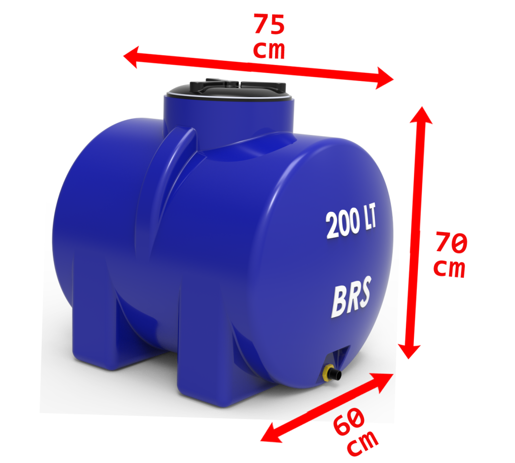 300 Litre Horizontal Plastic Water Tank Plastic Water Tanks Shop