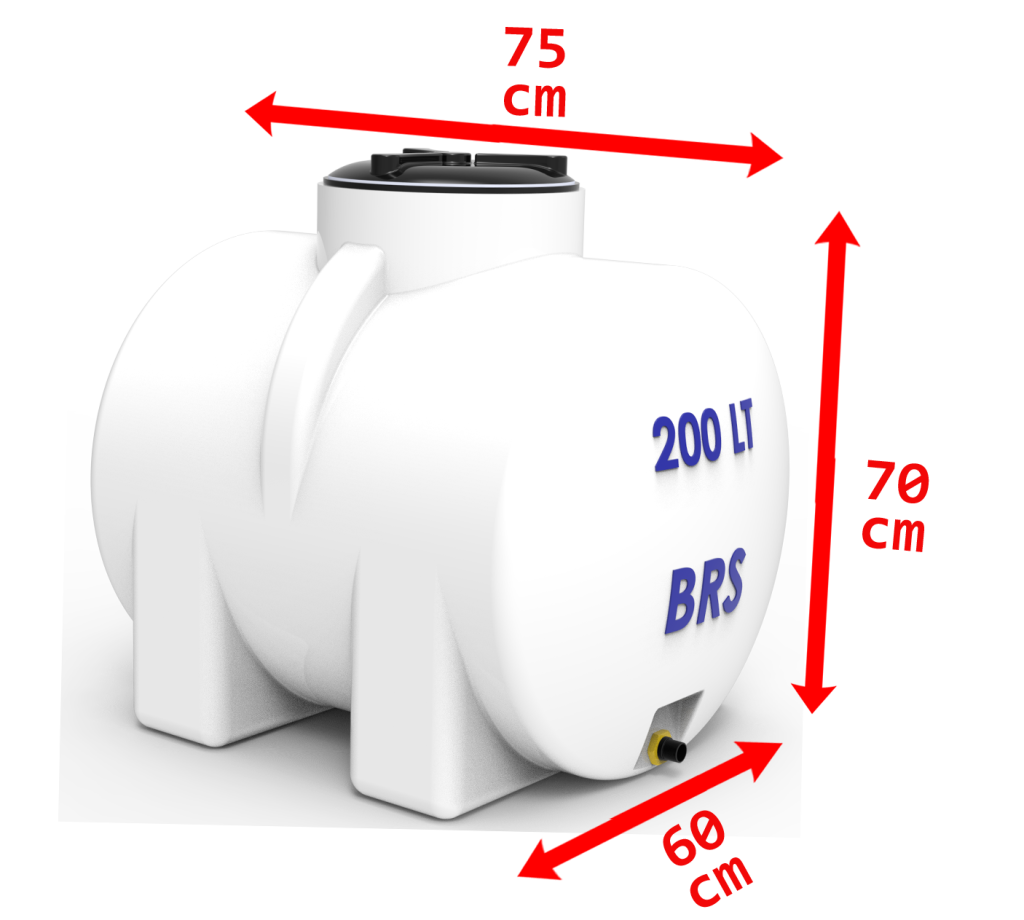 300 Litre Horizontal Plastic Water Tank Plastic Water Tanks Shop